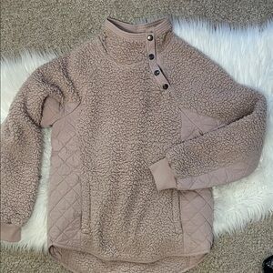 Abercrombie & Fitch Sherpa Pullover